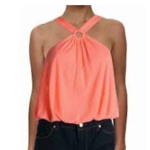Free people coral summer tank!